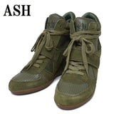 ASH Bowie FW14S 93681 005 Military 37 38 39 40 アッシュ ボウイ ブーツ 厚底 ヒール スニーカー おしゃれ レディース ミリタリー