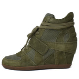 ASH Bowie FW14S 93681 005 Military 37 38 39 40 アッシュ ボウイ ブーツ 厚底 ヒール スニーカー おしゃれ レディース ミリタリー