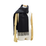 FENDI CASHNERE MUFFLER FXS124 AH7M F0QA1 FF BLACK フェンディ マフラー スカーフ ズッカ モノグラム カシミヤ メンズ レディース ブラック