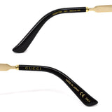 国内正規品 GUCCI SUNGLASSES ASIAN FIT 50㎜ GG0077SK 001 GRAY BLACK GOLD グッチ サングラス アジアンフィット アイウェア 眼鏡 UVカット グレー ブラック ゴールド
