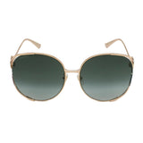 日本正規品 GUCCI SUNGLASSES GG0225S 001 GREY GOLD グッチ サングラス ノーズパット 眼鏡 UVカット 紫外線カット メンズ レディース グレー ゴールド