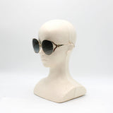 日本正規品 GUCCI SUNGLASSES GG0225S 001 GREY GOLD グッチ サングラス ノーズパット 眼鏡 UVカット 紫外線カット メンズ レディース グレー ゴールド