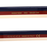 日本正規品 GUCCI SUNGLASSES ASIAN FIT GG0416SK 003 BROWN HAVANA MULTI グッチ サングラス アジアンフィット UVカット 紫外線カット メンズ レディース ブラウン ハバナ マルチ