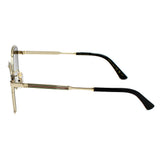 日本正規品 GUCCI SUNGLASSES ASIAN FIT GG0589SK 001 GREY BLACK GOLD グッチ サングラス アジアンフィット 眼鏡 UVカット 紫外線カット メンズ レディース グレー グラデーション ブラック ゴールド