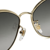 日本正規品 GUCCI SUNGLASSES ASIAN FIT GG0589SK 001 GREY BLACK GOLD グッチ サングラス アジアンフィット 眼鏡 UVカット 紫外線カット メンズ レディース グレー グラデーション ブラック ゴールド