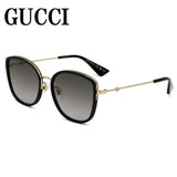 日本正規品 GUCCI SUNGLASSES ASIAN FIT GG0606SK 001 GREY BLACK グッチ サングラス アジアンフィット 眼鏡 UVカット 紫外線カット メンズ レディース グレー ブラック
