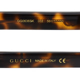 国内正規品 GUCCI SUNGLASSES ASIAN FIT GG0636SK 002 56 BROWN HAVANA グッチ サングラス アジアンフィット アイウェア メガネ 眼鏡 UVカット 紫外線カット ブラウン ハバナ