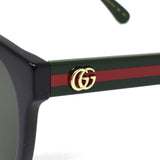 日本正規品 GUCCI SUNGLASSES ASIAN FIT GG0855SK 001 GREY BLACK グッチ サングラス アジアンフィット UVカット 紫外線カット メンズ レディース グレー ブラック