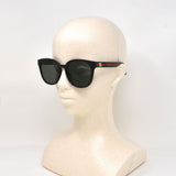 日本正規品 GUCCI SUNGLASSES ASIAN FIT GG0855SK 001 GREY BLACK グッチ サングラス アジアンフィット UVカット 紫外線カット メンズ レディース グレー ブラック