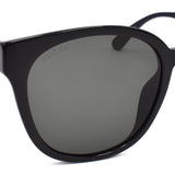 国内正規品 GUCCI SUNGLASSES ASIAN FIT GG0855SK 002 GRAY BLACK グッチ サングラス アジアンフィット アイウェア メガネ 眼鏡 UVカット 紫外線カット グレー ブラック
