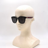 国内正規品 GUCCI SUNGLASSES ASIAN FIT GG0855SK 002 GRAY BLACK グッチ サングラス アジアンフィット アイウェア メガネ 眼鏡 UVカット 紫外線カット グレー ブラック