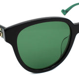 日本正規品 GUCCI SUNGLASSES ASIAN FIT GG0960SA 001 GREEN BLACK グッチ サングラス アジアンフィット UVカット 紫外線カット メンズ レディース グリーン ブラック