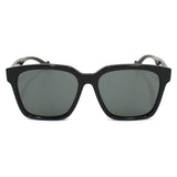 国内正規品 GUCCI SUNGLASSES ASIAN FIT GG0965SA 001 GRAY BLACK グッチ サングラス アジアンフィット アイウェア メガネ 眼鏡 UVカット 紫外線カット メンズ レディース グレー ブラック
