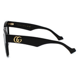 日本正規品 GUCCI SUNGLASSES GG0998S 001 GREY BLACK グッチ サングラス アジアンフィット 眼鏡 UVカット 紫外線カット メンズ レディース グレー ブラック