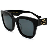 日本正規品 GUCCI SUNGLASSES GG0998S 001 GREY BLACK グッチ サングラス アジアンフィット 眼鏡 UVカット 紫外線カット メンズ レディース グレー ブラック