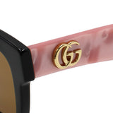 日本正規品 GUCCI SUNGLASSES GG0998S 005 BROWN BLACK グッチ サングラス グローバルフィット 眼鏡 UVカット 紫外線カット レディース ブラウン ブラック