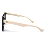 日本正規品 GUCCI SUNGLASSES ASIAN FIT GG1001SK 003 GREY BLACK OFFWHITE グッチ サングラス アジアンフィット UVカット 紫外線カット メンズ レディース グレー ブラック オフホワイト