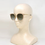 日本正規品 GUCCI SUNGLASSES ASIAN FIT GG1015SK 002 GREEN IVORY グッチ サングラス アジアンフィット UVカット 紫外線カット メンズ レディース グリーン アイボリー