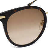 国内正規品 GUCCI SUNGLASSES ASIAN FIT 50㎜ GG1015SK 003 BROWN HAVANA GOLD グッチ サングラス アジアンフィット アイウェア 眼鏡 UVカット ブラウン ハバナ ゴールド