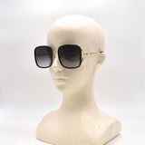 国内正規品 GUCCI SUNGLASSES ASIAN FIT GG1016SK 001 GRAY BLACK グッチ サングラス アジアンフィット アイウェア メガネ 眼鏡 UVカット 紫外線カット グレー ブラック