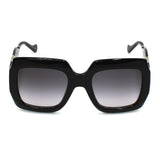 日本正規品 GUCCI SUNGLASSES GLOBAL FIT GG1022S 006 GREY BLACK グッチ サングラス グローバルフィット 眼鏡 UVカット 紫外線カット レディース グレー ブラック