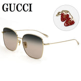 日本正規品 GUCCI SUNGLASSES GG1030SK 005 GREY PINK GOLD グッチ サングラス ノーズパット 眼鏡 UVカット 紫外線カット レディース グレー ピンク ゴールド