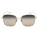 日本正規品 GUCCI SUNGLASSES GG1030SK 005 GREY PINK GOLD グッチ サングラス ノーズパット 眼鏡 UVカット 紫外線カット レディース グレー ピンク ゴールド