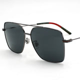 日本正規品 GUCCI SUNGLASSES GG1053SK 001 GREY RUTHENIUM グッチ サングラス ノーズパット 眼鏡 UVカット 紫外線カット メンズ グレー ルテニウム