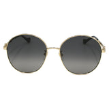 日本正規品 GUCCI SUNGLASSES ASIAN FIT GG1090SA 001 GREY GOLD グッチ サングラス アジアンフィット UVカット 紫外線カット メンズ レディース グレー ゴールド