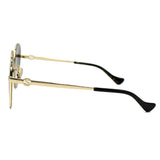 日本正規品 GUCCI SUNGLASSES ASIAN FIT GG1090SA 001 GREY GOLD グッチ サングラス アジアンフィット UVカット 紫外線カット メンズ レディース グレー ゴールド