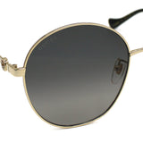 日本正規品 GUCCI SUNGLASSES ASIAN FIT GG1090SA 001 GREY GOLD グッチ サングラス アジアンフィット UVカット 紫外線カット メンズ レディース グレー ゴールド