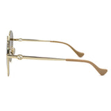 日本正規品 GUCCI SUNGLASSES ASIAN FIT GG1090SA 003 BROWN GOLD グッチ サングラス アジアンフィット UVカット 紫外線カット メンズ レディース ブラウン ゴールド