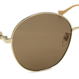 日本正規品 GUCCI SUNGLASSES ASIAN FIT GG1090SA 003 BROWN GOLD グッチ サングラス アジアンフィット UVカット 紫外線カット メンズ レディース ブラウン ゴールド