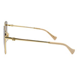 国内正規品 GUCCI SUNGLASSES ASIAN FIT GG1146SK 003 BROWN GOLD グッチ サングラス アジアンフィット アイウェア メガネ 眼鏡 UVカット 紫外線カット ブラウン ゴールド