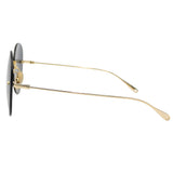 国内正規品 GUCCI SUNGLASSES ASIAN FIT GG1149S 002 GRAY GOLD グッチ サングラス アジアンフィット アイウェア メガネ 眼鏡 UVカット 紫外線カット メンズ レディース グレー ゴールド