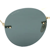 国内正規品 GUCCI SUNGLASSES ASIAN FIT GG1149S 002 GRAY GOLD グッチ サングラス アジアンフィット アイウェア メガネ 眼鏡 UVカット 紫外線カット メンズ レディース グレー ゴールド