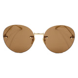 日本正規品 GUCCI SUNGLASSES ASIAN FIT GG1149S 003 BROWN GOLD グッチ サングラス アジアンフィット UVカット 紫外線カット メンズ レディース ブラウン ゴールド