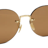 日本正規品 GUCCI SUNGLASSES ASIAN FIT GG1149S 003 BROWN GOLD グッチ サングラス アジアンフィット UVカット 紫外線カット メンズ レディース ブラウン ゴールド