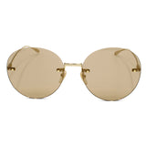 日本正規品 GUCCI SUNGLASSES ASIAN FIT GG1149S 004 BROWN GOLD グッチ サングラス アジアンフィット UVカット 紫外線カット メンズ レディース ブラウン ゴールド