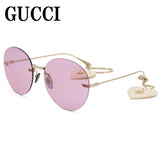 国内正規品 GUCCI SUNGLASSES ASIAN FIT GG1149S 005 PINK GOLD グッチ サングラス アジアンフィット アイウェア メガネ 眼鏡 UVカット 紫外線カット チャーム付き レディース ピンク ゴールド
