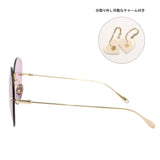 国内正規品 GUCCI SUNGLASSES ASIAN FIT GG1149S 005 PINK GOLD グッチ サングラス アジアンフィット アイウェア メガネ 眼鏡 UVカット 紫外線カット チャーム付き レディース ピンク ゴールド
