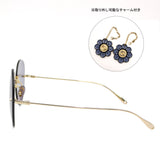 国内正規品 GUCCI SUNGLASSES ASIAN FIT GG1149S 006 VIOLET GOLD グッチ サングラス アジアンフィット アイウェア メガネ 眼鏡 UVカット 紫外線カット チャーム付き レディース ヴァイオレット ゴールド