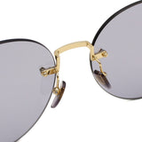 国内正規品 GUCCI SUNGLASSES ASIAN FIT GG1149S 006 VIOLET GOLD グッチ サングラス アジアンフィット アイウェア メガネ 眼鏡 UVカット 紫外線カット チャーム付き レディース ヴァイオレット ゴールド