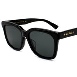 日本正規品 GUCCI SUNGLASSES GG1175SK 001 GREY BLACK グッチ サングラス アジアンフィット 眼鏡 UVカット 紫外線カット メンズ レディース グレー ブラック