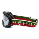 日本正規品 GUCCI SKI GOGGLES 706766 J1698 5872 GG1210S 001 GREEN RED BLACK グッチ スキー ゴーグル スノーボード アウトドア UVカット 紫外線カット メンズ レディース グリーン レッド ブラック