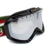 日本正規品 GUCCI SKI GOGGLES 706766 J1698 5872 GG1210S 001 GREEN RED BLACK グッチ スキー ゴーグル スノーボード アウトドア UVカット 紫外線カット メンズ レディース グリーン レッド ブラック
