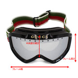 日本正規品 GUCCI SKI GOGGLES 706766 J1698 5872 GG1210S 001 GREEN RED BLACK グッチ スキー ゴーグル スノーボード アウトドア UVカット 紫外線カット メンズ レディース グリーン レッド ブラック