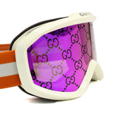 日本正規品 GUCCI SKI GOGGLES 706766 J1698 9256 GG1210S 002 ORANGE IVORY グッチ スキー ゴーグル スノーボード アウトドア UVカット 紫外線カット メンズ レディース オレンジ アイボリー