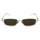 日本正規品 GUCCI SUNGLASSES GG1278S 001 BROWN GOLD グッチ サングラス ノーズパッド 眼鏡 UVカット 紫外線カット メンズ レディース ブラウン ゴールド