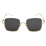 日本正規品 GUCCI SUNGLASSES GG1279S 001 GREY GOLD グッチ サングラス ノーズパット 眼鏡 UVカット 紫外線カット メンズ レディース グレー ゴールド